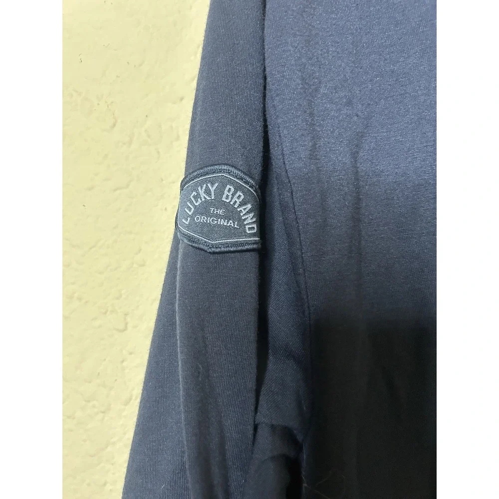 Lucky Brand Blue Long Sleeve Sleepwear Medium Comfort Pajamas Cozy Relaxed Goo